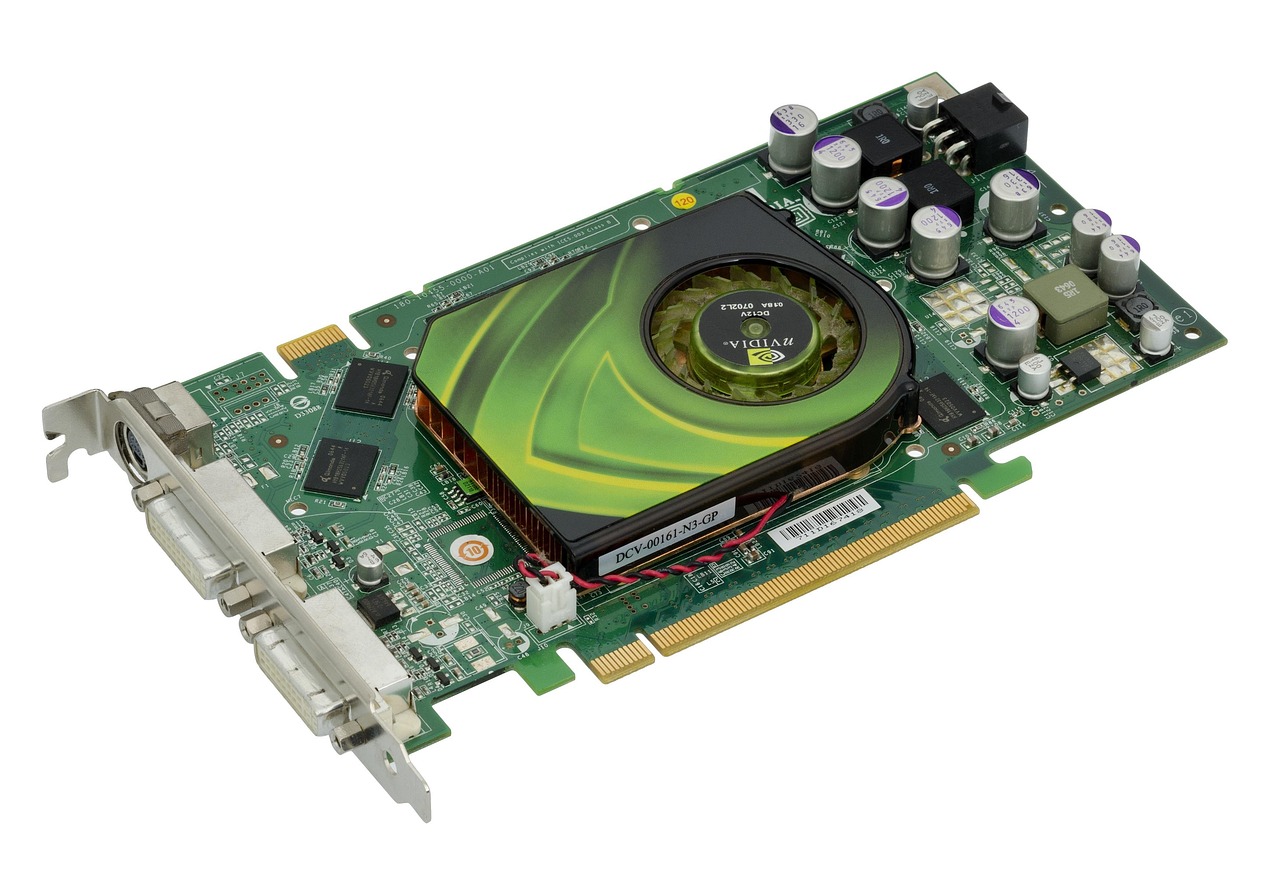 Nvidia stock chart and AI chip illustration