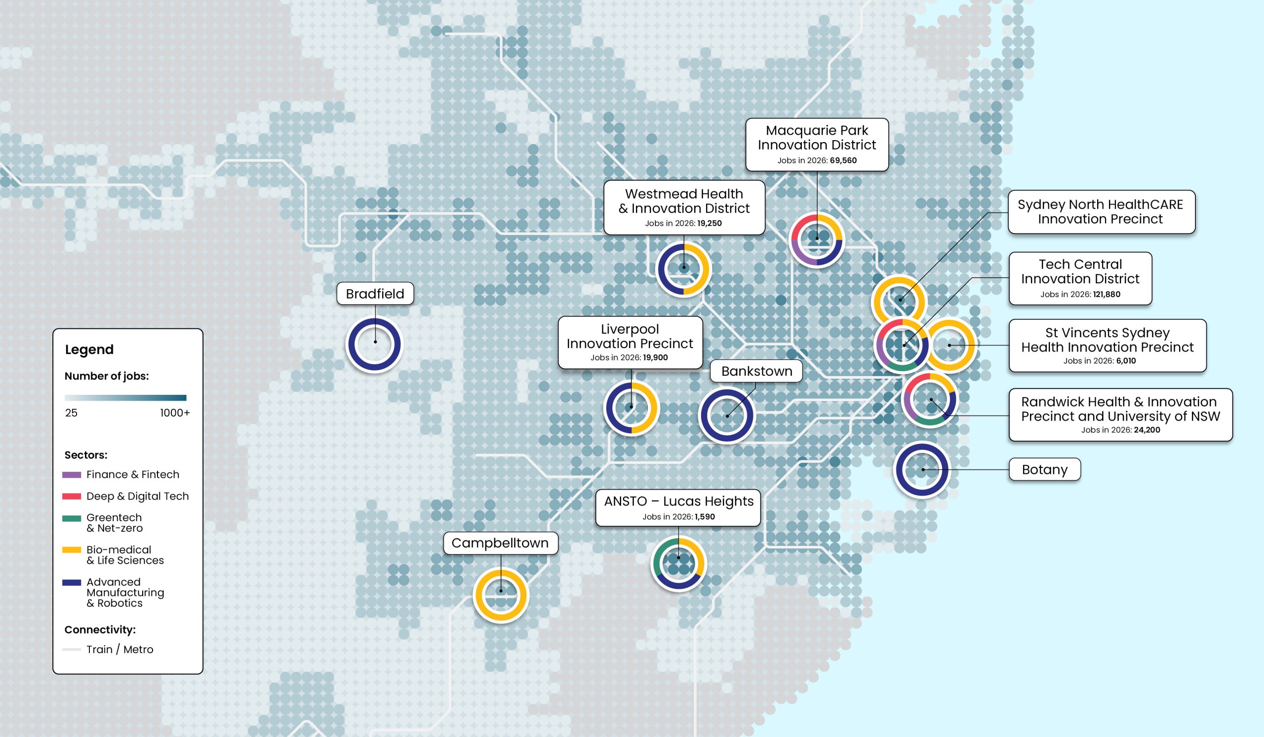 Sydney Innovation Atlas metro map