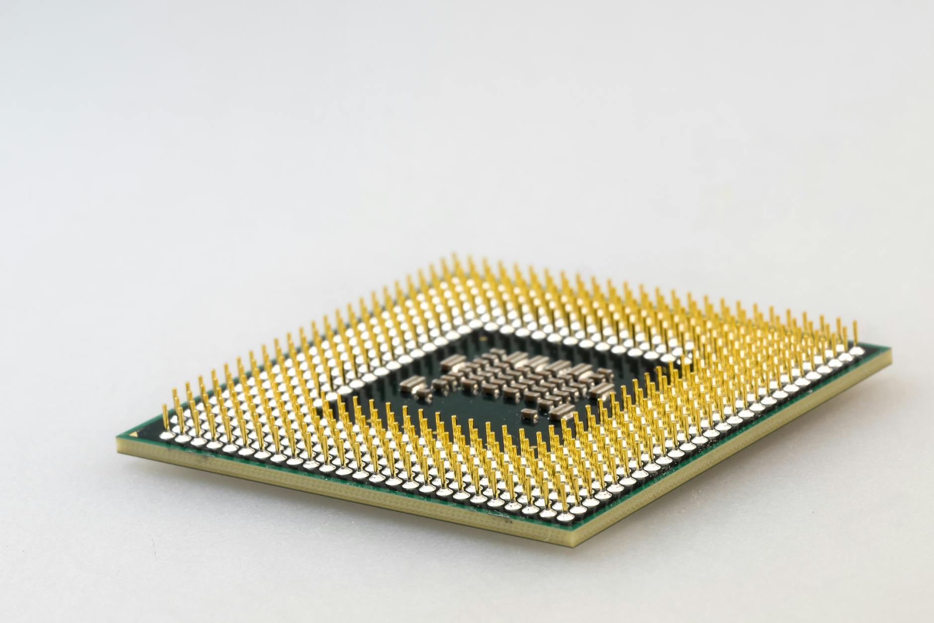 Close-up of a microprocessor representing semiconductor design constraints