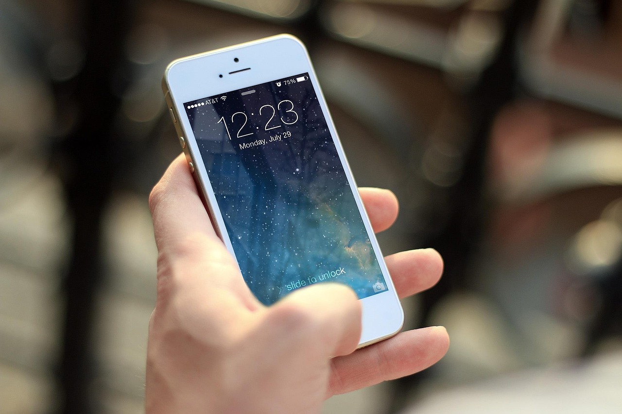 Apple App Store logo displayed on a smartphone screen