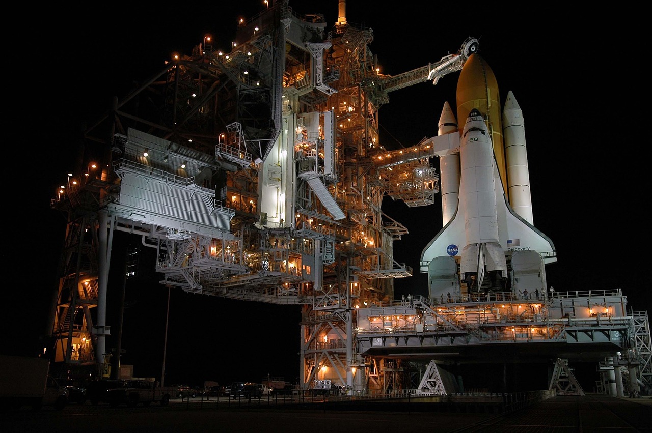 Rocket launch image illustrating investor enthusiasm around commercial space